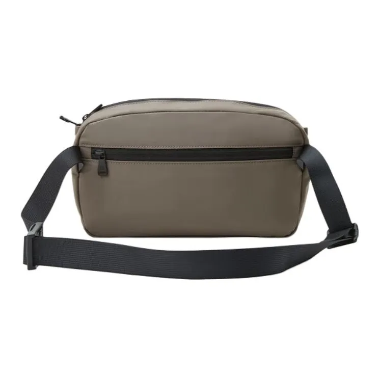 KOLON SPORT Fabric Shoulder Bag, Crossbody Bag Unisex Taupe-3