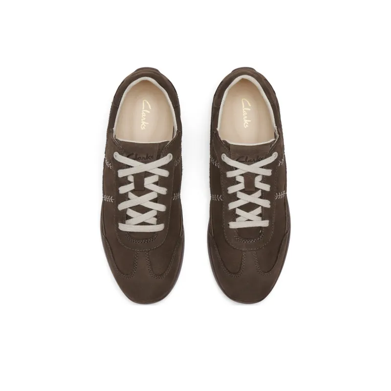 Clarks Low Top Casual Shoes Women's Chocolate-2