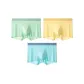 [3 Pack]Light Green+Yellow+Aqua Blue