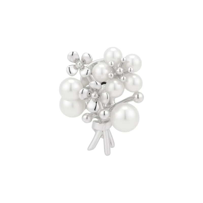 MIKIMOTO Pearl Brooches Women's Silver-0