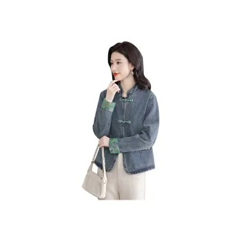 Cypress House Denim Jacket Women's Light Gray Blue