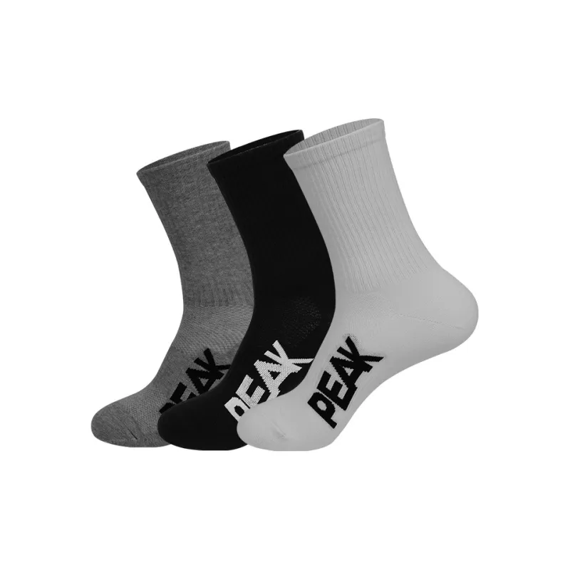 PEAK Knee High Socks Unisex 3 Pack-12