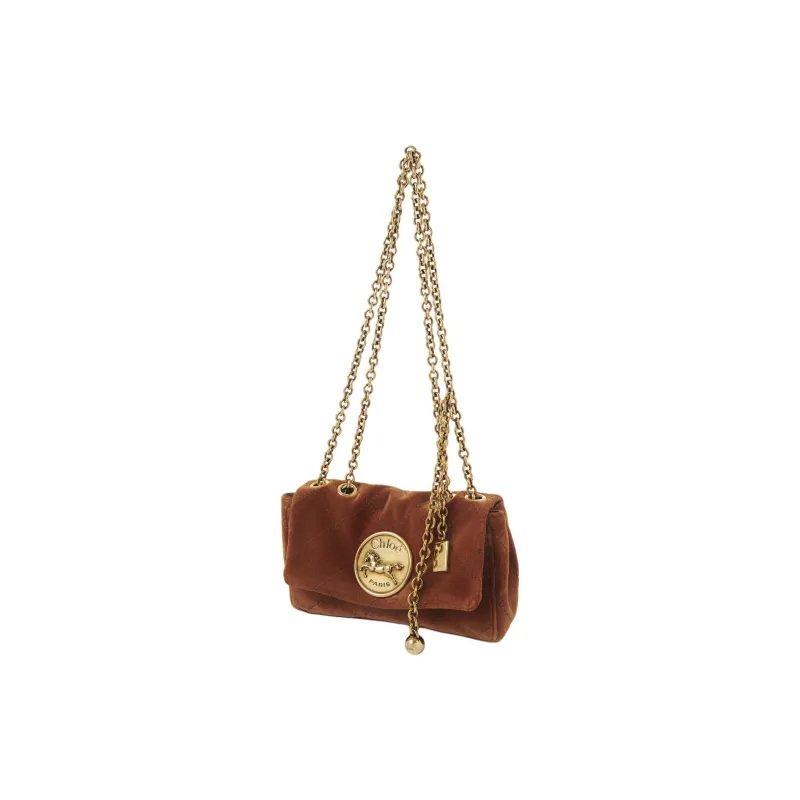 Chloe Cotton Crossbody Bag, Shoulder Bag Trumpets Women's Brown-1