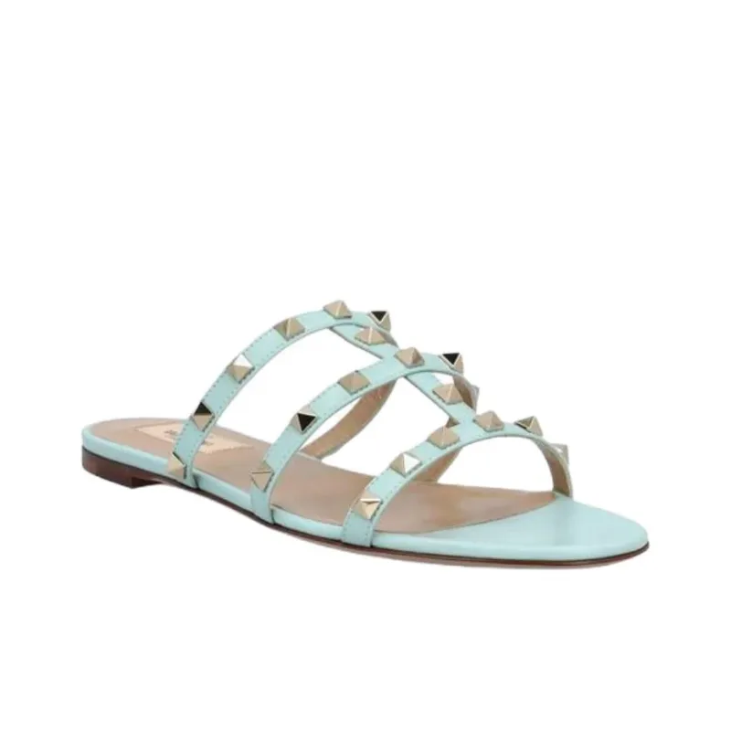 Valentino GARAVANI Slide Slippers Women's Green-1