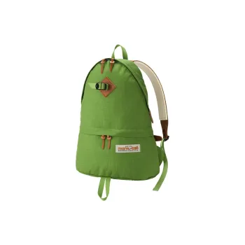 MONTBELL 17L Backpack Outdoor Bag Leather Green Unisex