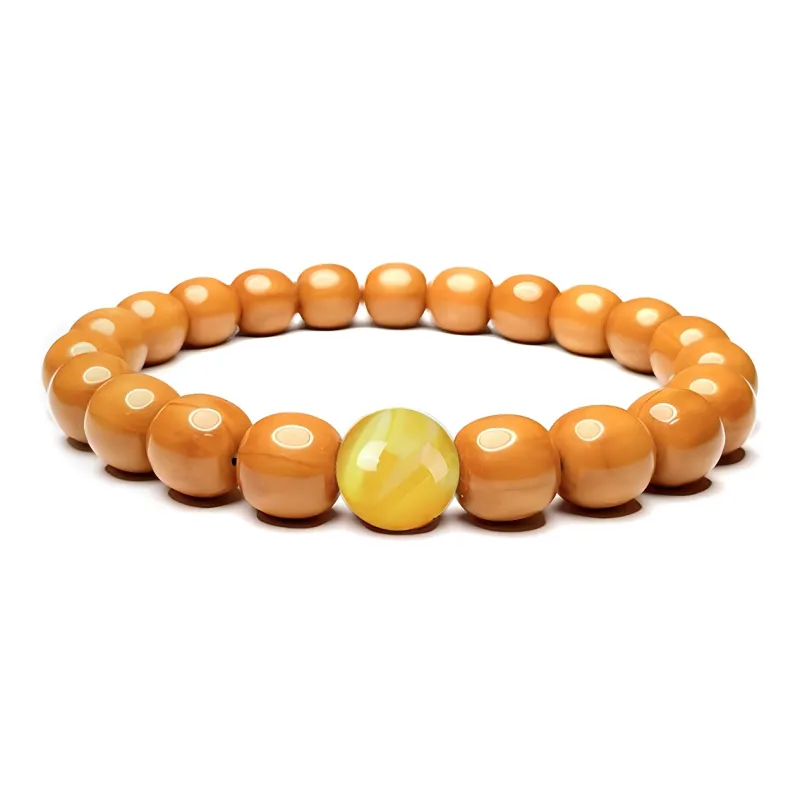 Tsukiran Monkey Head Walnut Bracelets Unisex-14
