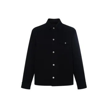 Burberry Long Sleeved Buttoned Denim Jacket