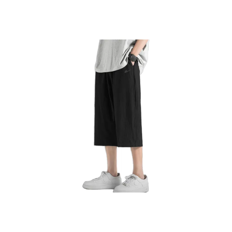 Warrior Huichao Riding The Wind Collection Casual Shorts Unisex Dark Gray-12