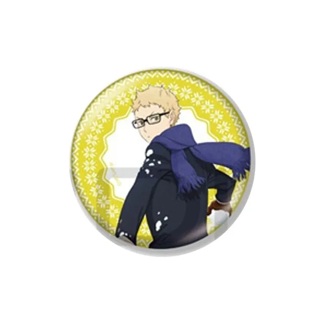 CRUX Haikyuu!! , Snow Version Hayashi, Kozuchi, Itsui, Black Heel Tab Badges-3