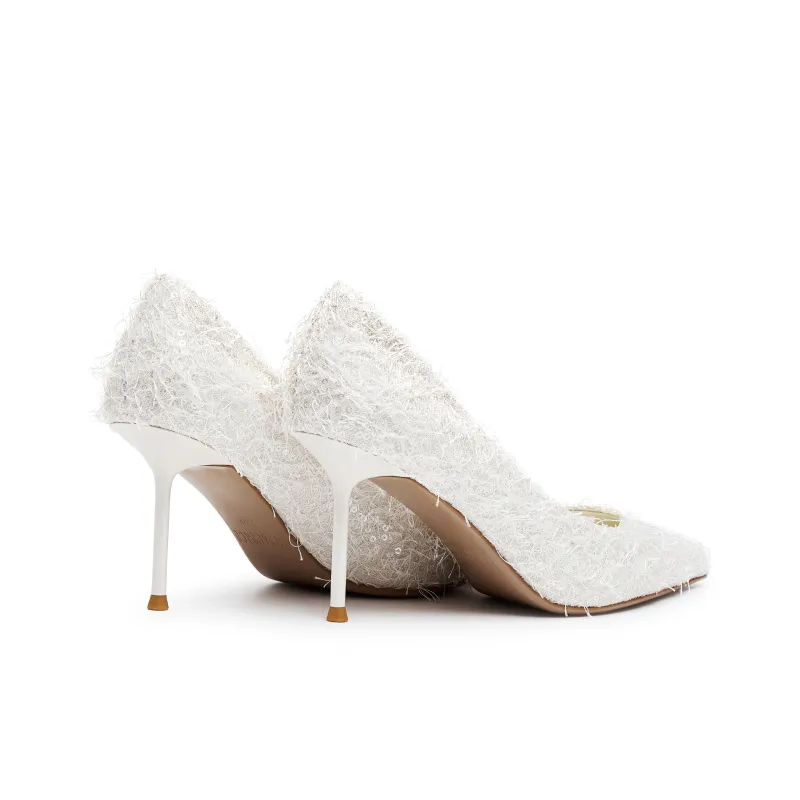 Joypeace Snow Flurry Flower High Heels Women's-8