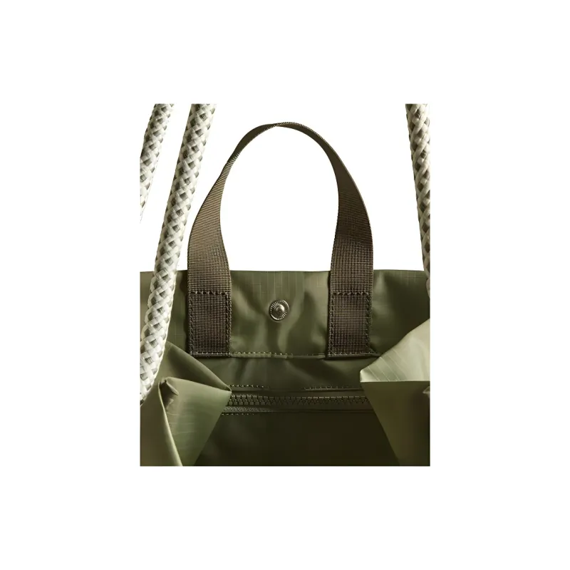 HUNTER Recycled Nylon Tote Bag, Shopping Bag, Shoulder Bag, Crossbody Bag, Handbag Unisex Bamboo Green-4