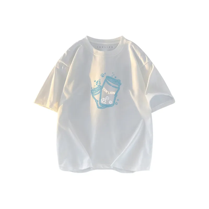 Tonlion T Shirts Unisex-4