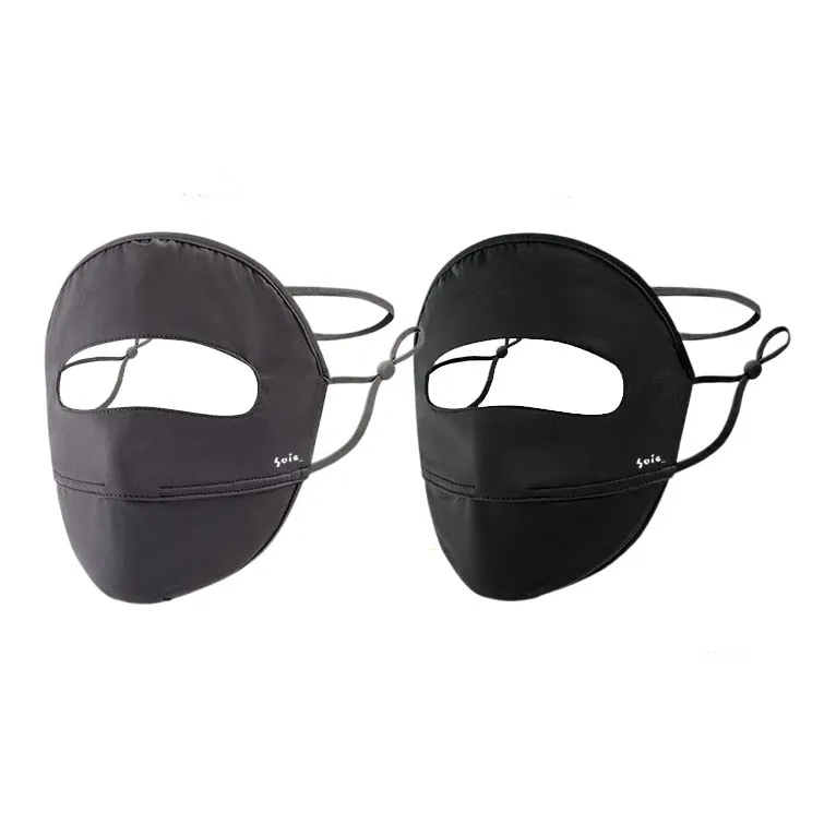 SOIE Polyester Sun Protection Masks Women's-9