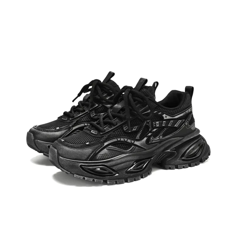 U.S. POLO ASSN. Chunky Sneakers Men's Black Silver-2