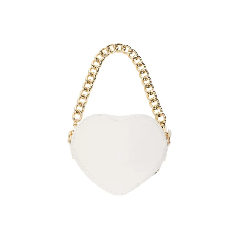 VERSACE JEANS COUTURE Polyester With Polyurethane Handbag, Shoulder Bag, Crossbody Bag Women's White-2