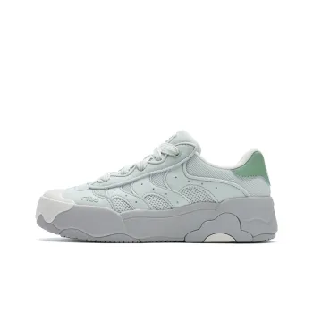 FILA OMELETTE Egg Bag Shoes Abrasion Resistant Breathable Low Top Skateboard Shoes Women's Shy Green