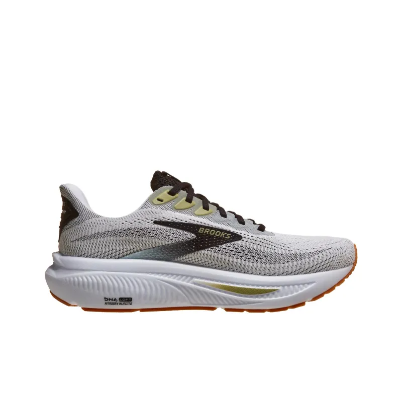 Brooks Ghost 17 Abrasion Resistant Low Top Casual Running Shoes Men's Gray-1