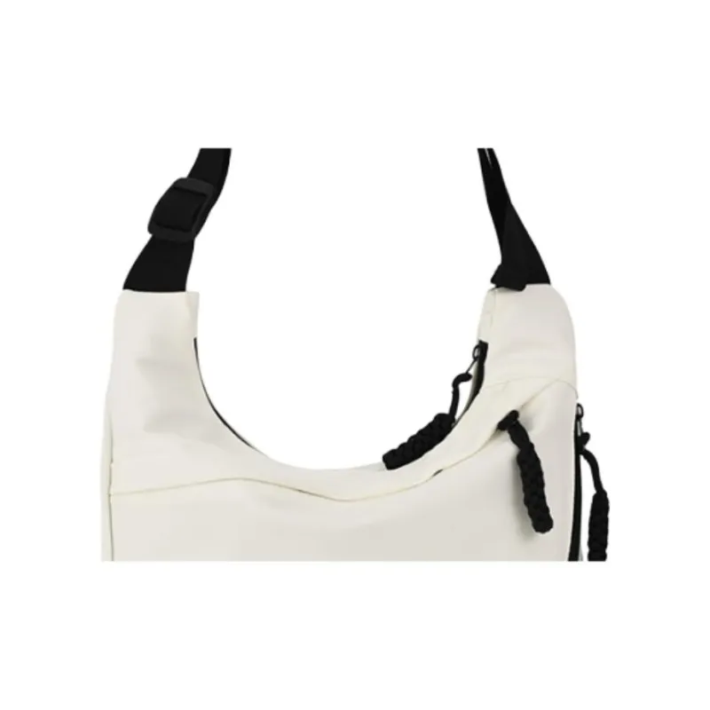 Techson Nylon Shoulder Bag Unisex Ivory-2