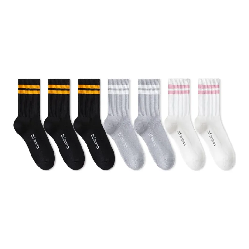 MIIOW Fruit Printing Series Mid Calf Socks Unisex Combo Set-54