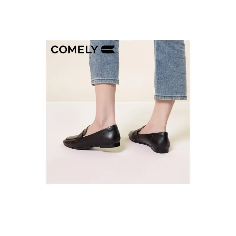 COMELY Loafers Women's Black/Brown/Ecru-5