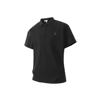 LIVINGTOWN Polo Shirt Unisex Black