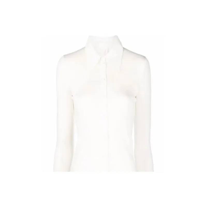 Chloe FW21 Slim Fit Knitwear Women's White-4