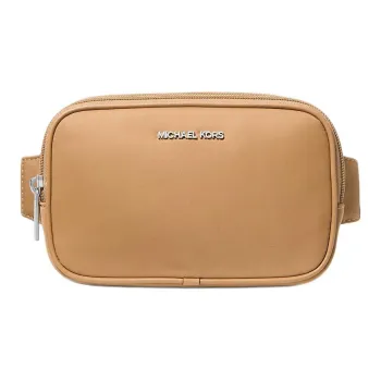 MICHAEL KORS Nylon Crossbody Fanny Pack Trumpets Women's Brown