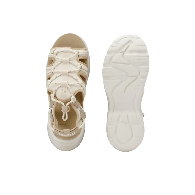 PUMA Cilia Wedge Beach Sandals Women's Ecru-3