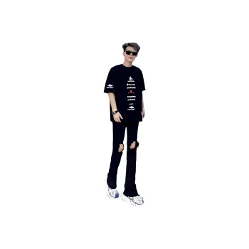 City Hipster Jeans Unisex Black
