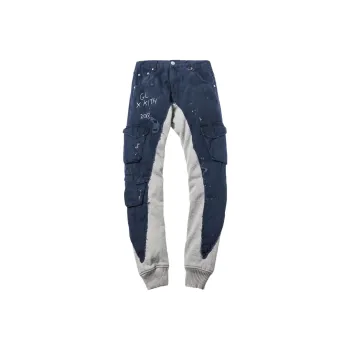 KITH x GREG LAUREN Casual Pants Men's Marine Blue