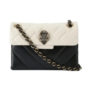 Kurt Geiger London Cow Leather Shoulder Bag Mini Women's White & Black