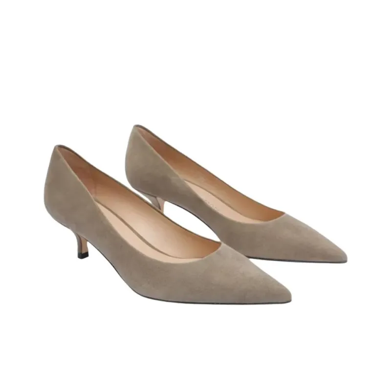 Stuart Weitzman/SW Slim Heel High Heels 5cm Women's Umber-1
