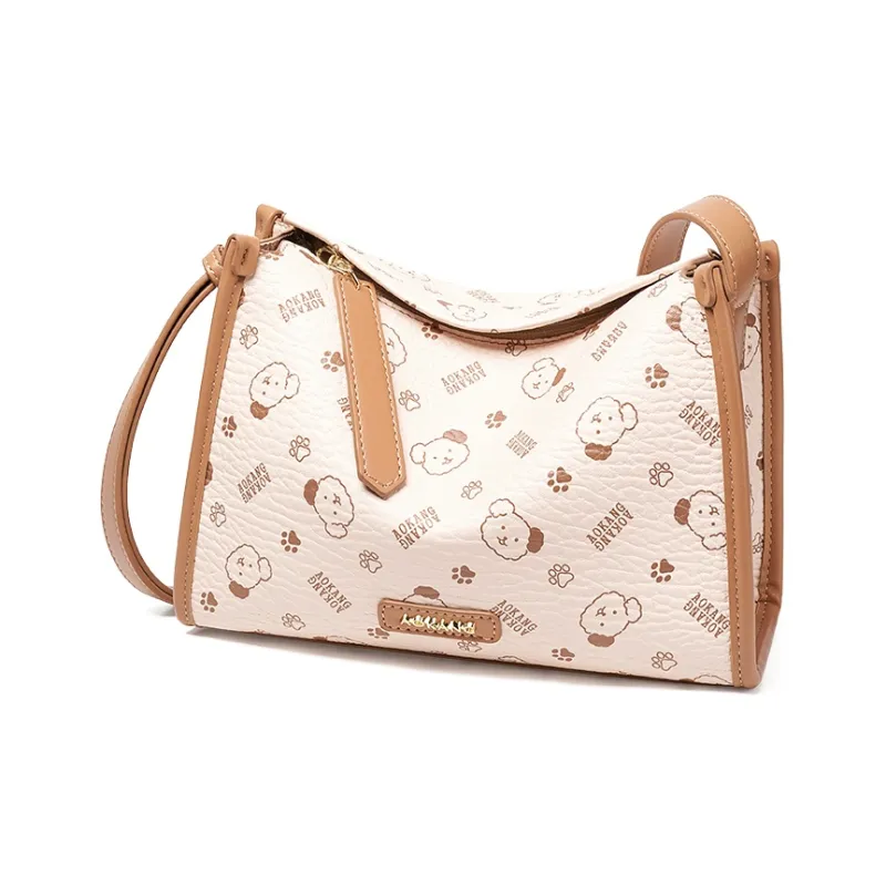 AOKANG PVC Pillow Bag, Underarm Shoulder Bag, Crossbody Bag Medium Size Women's Multicolor-0