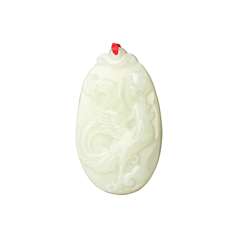 WANYUHUN Hetian Jade Pendants White Jade Women's-0