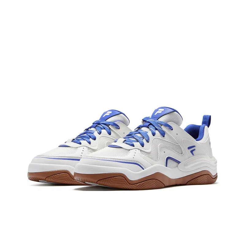 FILA FUSION KICK III Skateboarding Shoes Low Top Skateboard Shoes Men's White Blue-1