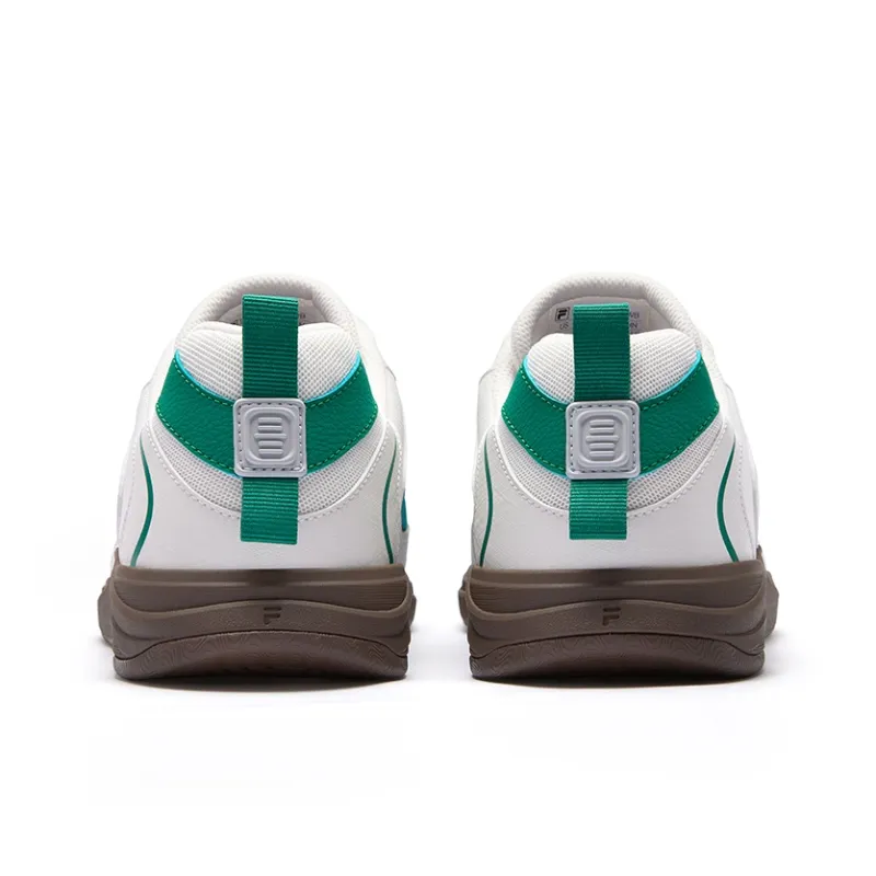 FILA FUSION BUZZARD FLAT Slate Shoes Low Top Skateboard Shoes Men's White Green-3