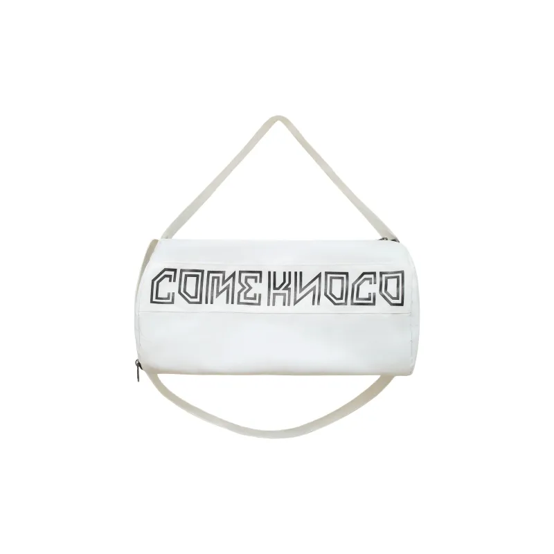OURFUN Oxford Gym Bag Large Size Unisex White/Black/Green-0