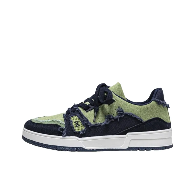 PARK DANCE Abrasion Resistant Low Top Skateboard Shoes Men's-0