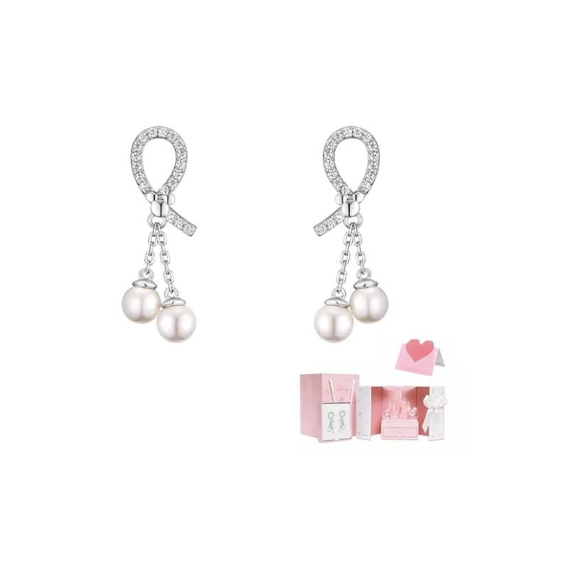 Disney Princess S925 Silver Earrings Women's Silver-4