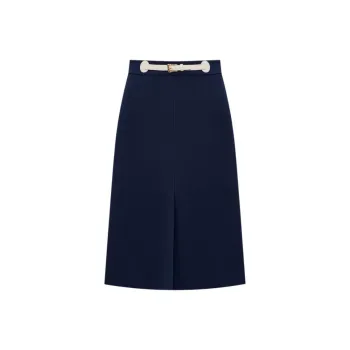 Valentino Casual Long Skirt Women's Blue