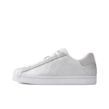 MR.A Country Style Series Low Top Skateboard Shoes Men's Black Satin, White Satin