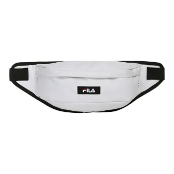FILA Polyester One Shoulder Crossbody Fanny Pack Regular Unisex White