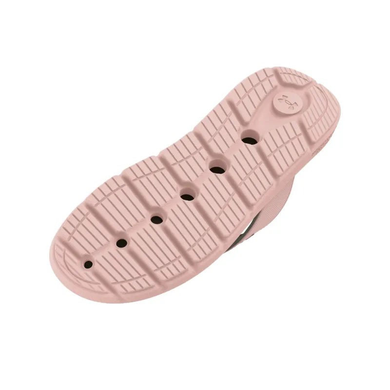 Under Armour Ignite Quiet Slip Resistant Flip Flops Women's Pink-4