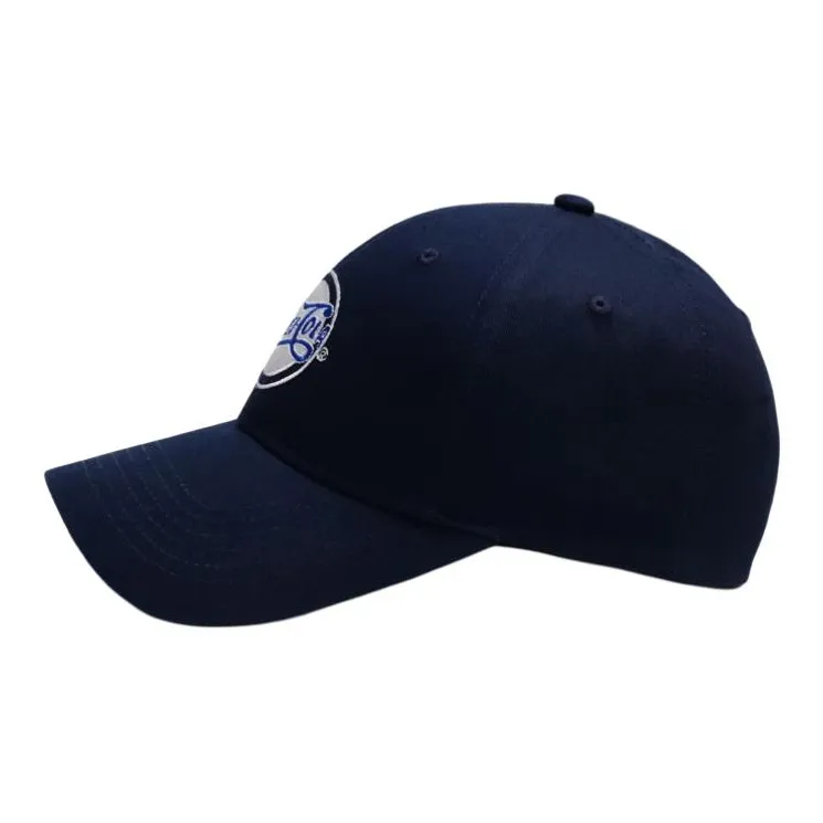 Pepsi Comfortable And Breathable Cotton Wide Brim Baseball Cap For A Slimmer Face Unisex Royal Blue/Blue/Ecru-1