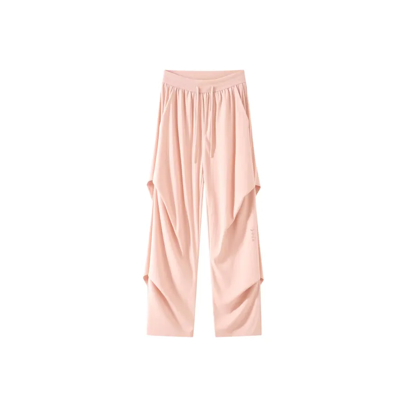 SOIE Cargo Pants Unisex Pink [Summer Cool Ice Silk Material]-0