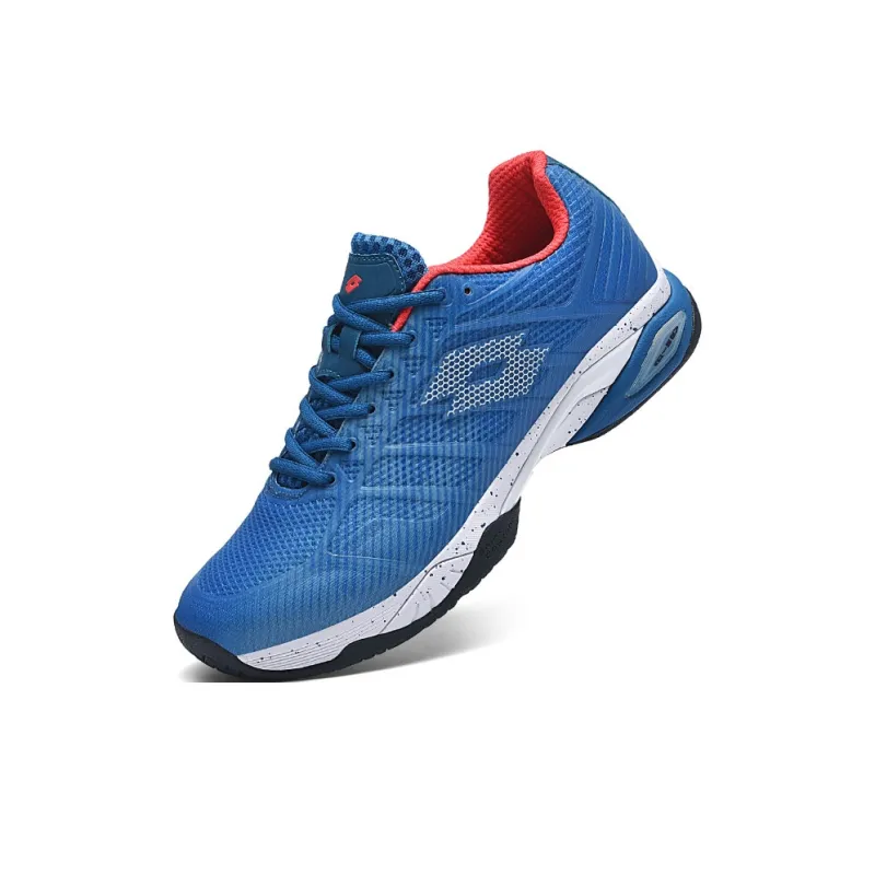 LOTTO Wear resistant And Lightweight Low Top Tennis Shoes Men's Blue-3
