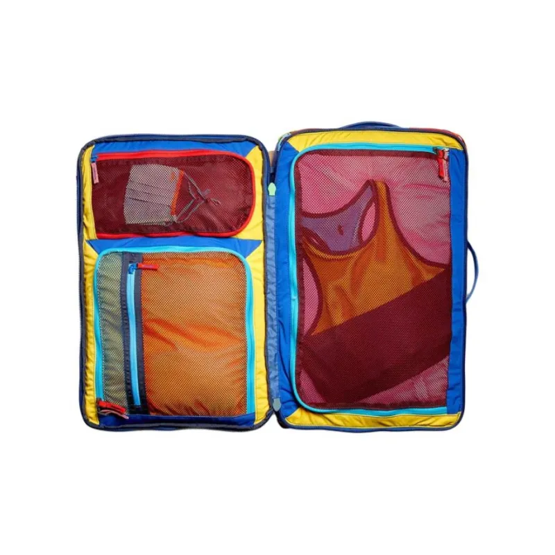 Cotopaxi Nylon Backpack Unisex Blue & Pink & Yellow-3