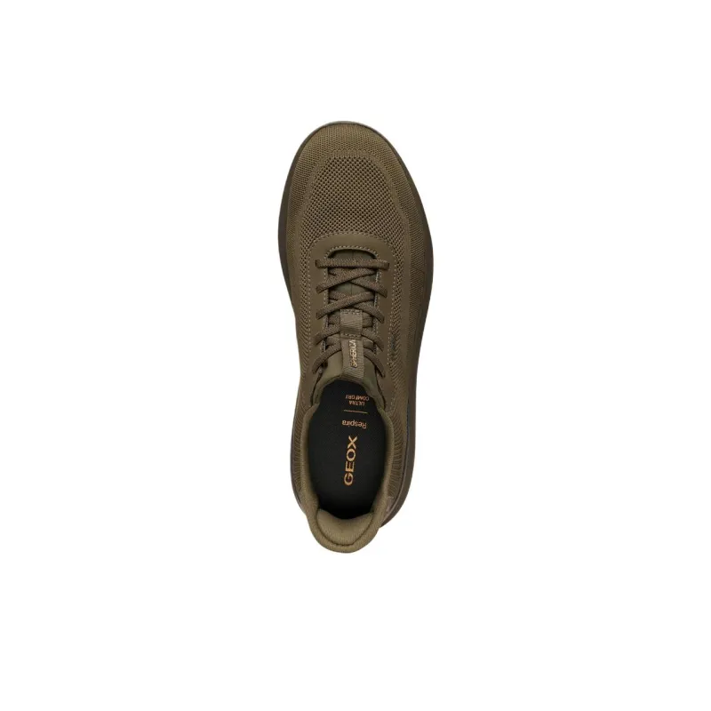GEOX Spherica Plus Low Top Casual Shoes Men's Dark Green-6