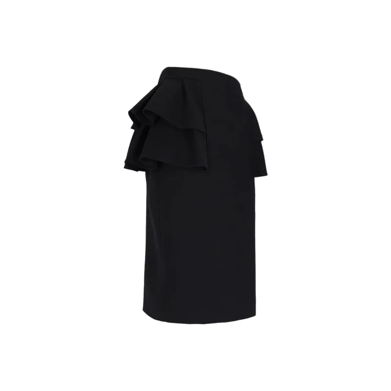 Valentino Casual Long Skirt Women's Black-2