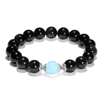 PUTUOSHANWENCHUANG Obsidian Bracelets Unisex